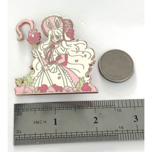 Girl Bunny Bo Peep Mamobot Enamel Lapel Pin - Picture 2 of 3